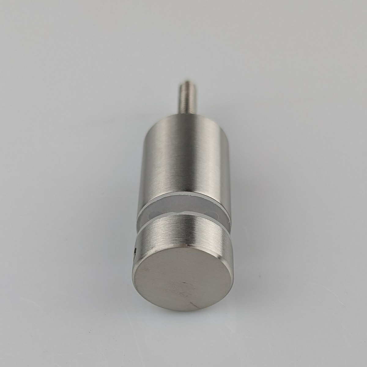 25mm Diameter Button Glass Anchor 30mm Stand Off - Satin Stainless Steel